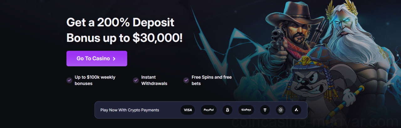 Coin Casino Üdvözlő Bónusz